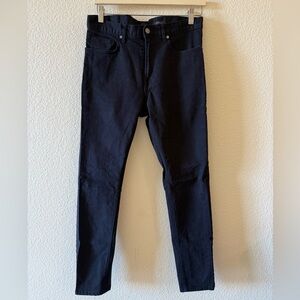 H&M BLACK DENIM JEANS 31x30